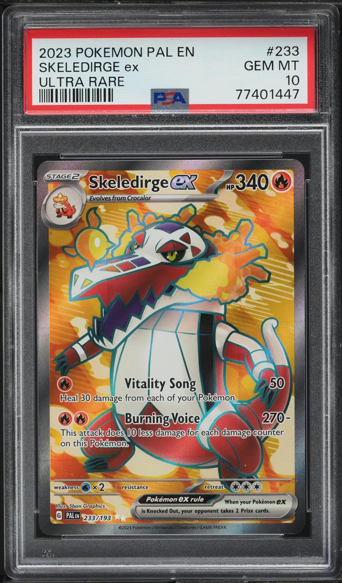 skeledirge ex pokemon card Amazon.com: Pokemon - Skeledirge ex 233/193 - Paldea Evolved