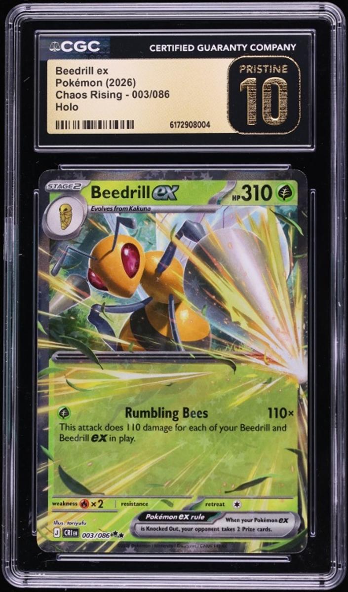 Card Prices | Beedrill EX 2026 Pokemon Mega Evolution Chaos Rising #3