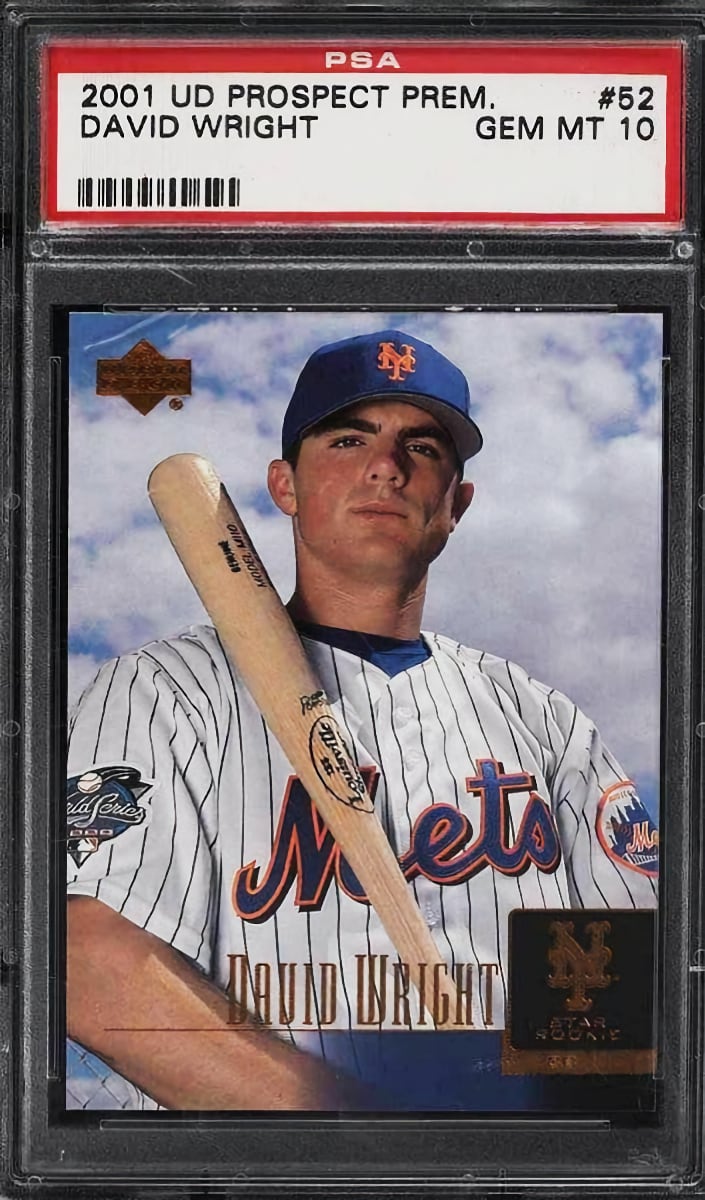 David Wright - 2001 Upper Deck Prospect Premieres Baseball