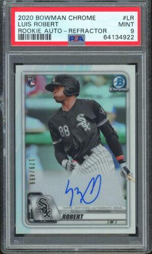 2020 Bowman Chrome Baseball Refractor Luis Robert #CRA-LR PSA 9