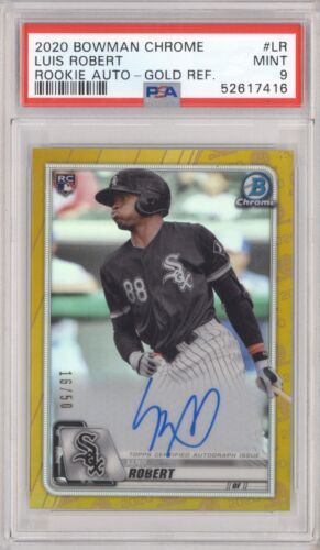 2020 Bowman Chrome Baseball Gold Luis Robert #CRA-LR SGC 9.5