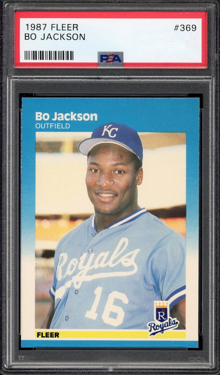 Bo Jackson 1987 Fleer Baseball