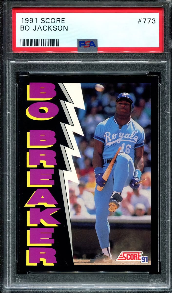 Bo Jackson 1991 Score Bo Breaker Baseball