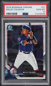 2018 Bowman Chrome Baseball Willie Calhoun #51