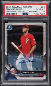 2018 Bowman Chrome Baseball Rhys Hoskins #25