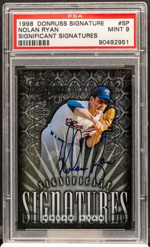 1998 Donruss Signature Baseball Nolan Ryan #SP SGC 10