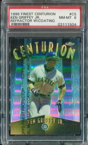 1998 Topps Finest Baseball Refractor Ken Griffey Jr. #C5 PSA 7.5