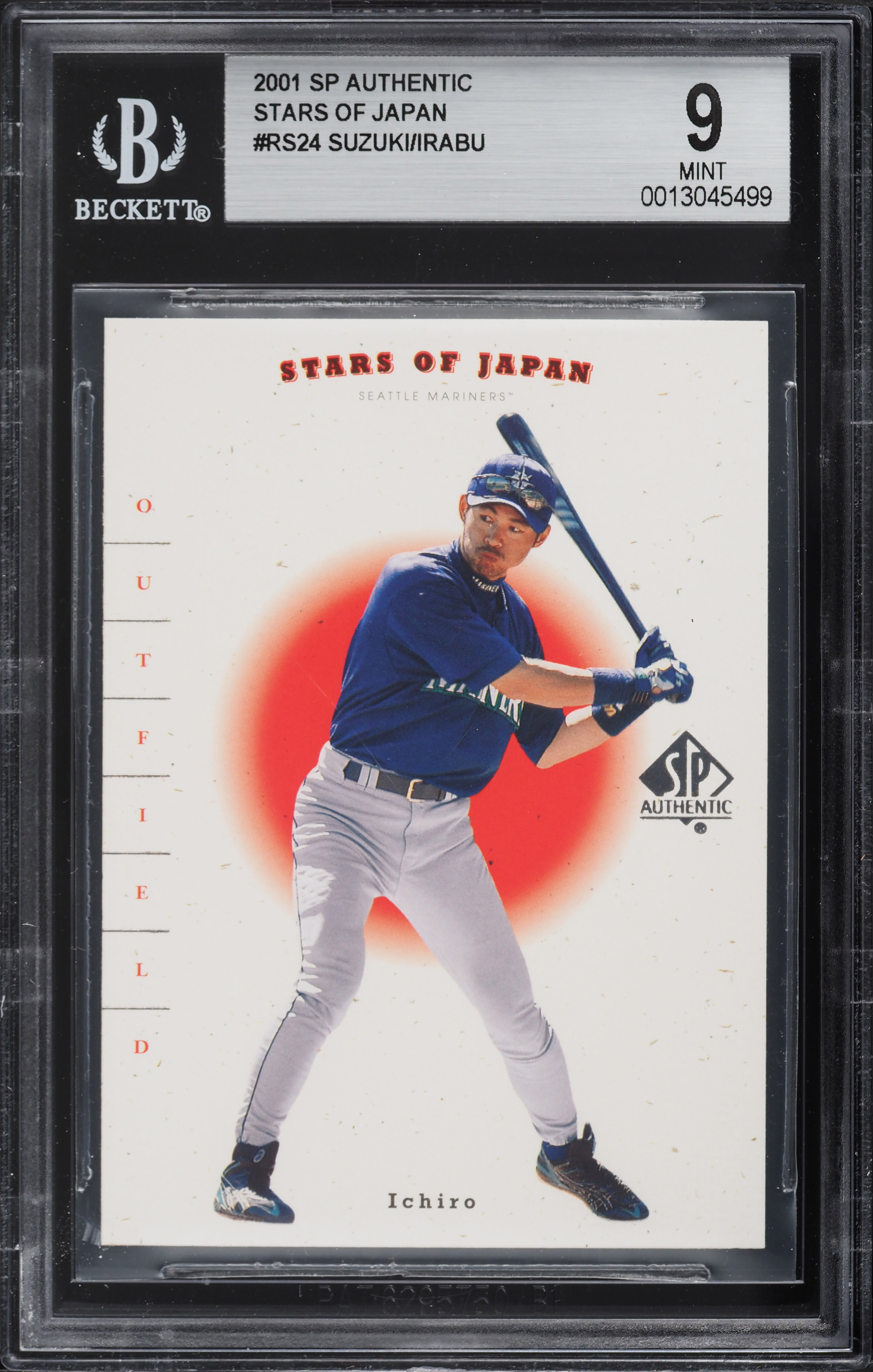 2001 SP Authentic Baseball Ichiro #RS24 PSA 10