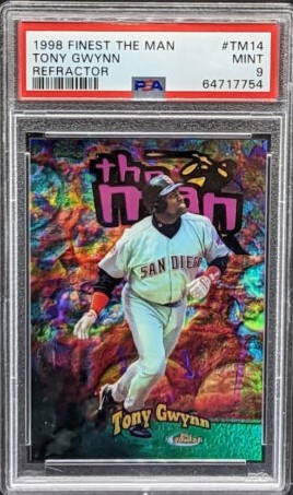 1998 Topps Finest Baseball Refractor Tony Gwynn #TM14 SGC 8.5