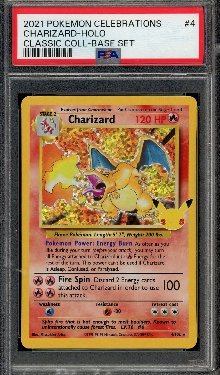 Charizard Holo 2021 Pokemon Celebrations Classic Collection