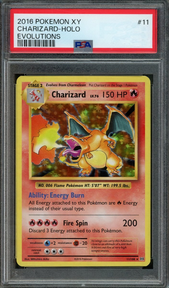 Charizard Holo 2016 Pokemon XY Evolutions
