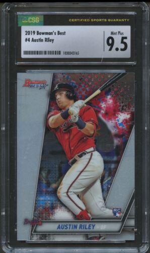 2019 Bowman's Best Baseball Austin Riley #4 PSA 10