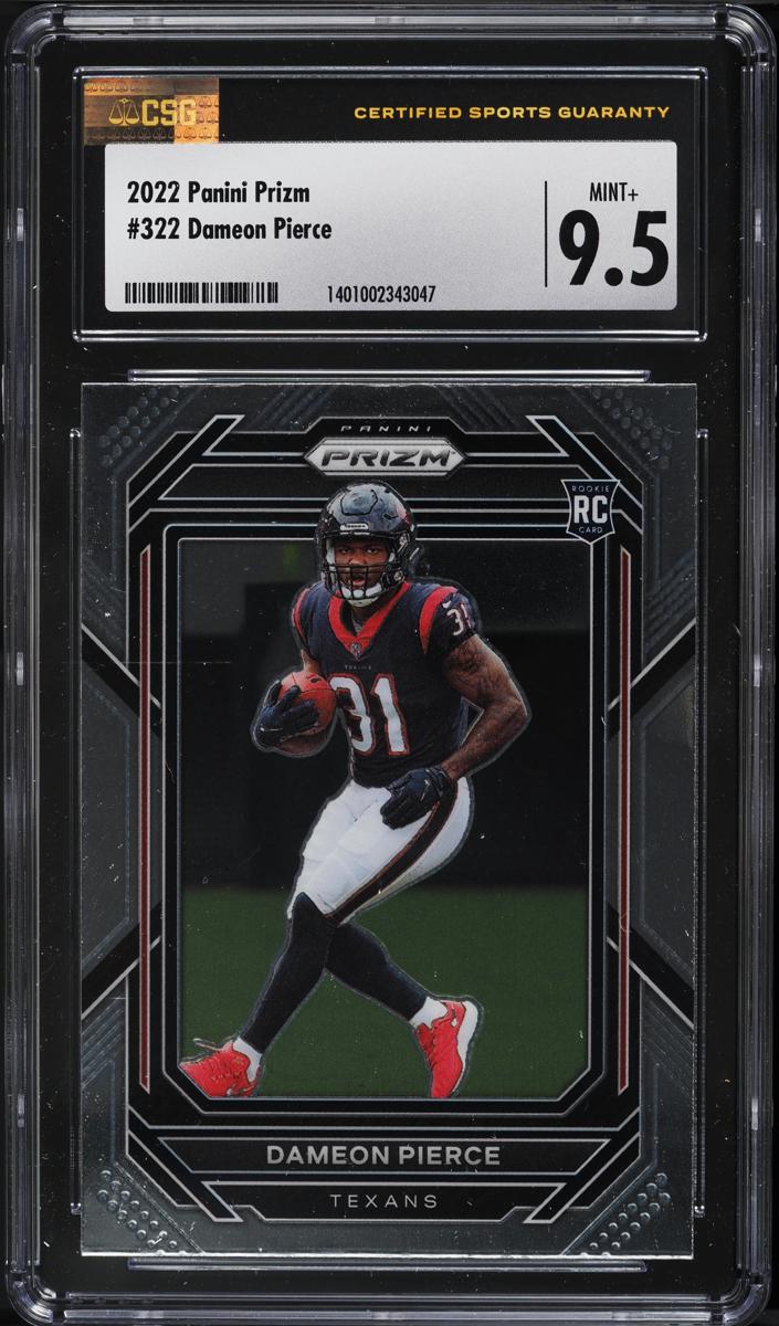 Dameon Pierce 2022 Prizm Football card