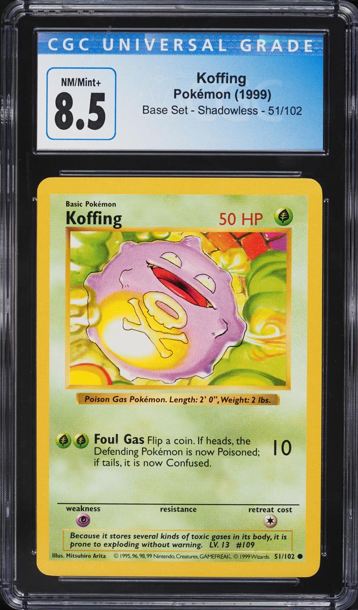 Koffing 1999 Pokemon Base Set Shadowless