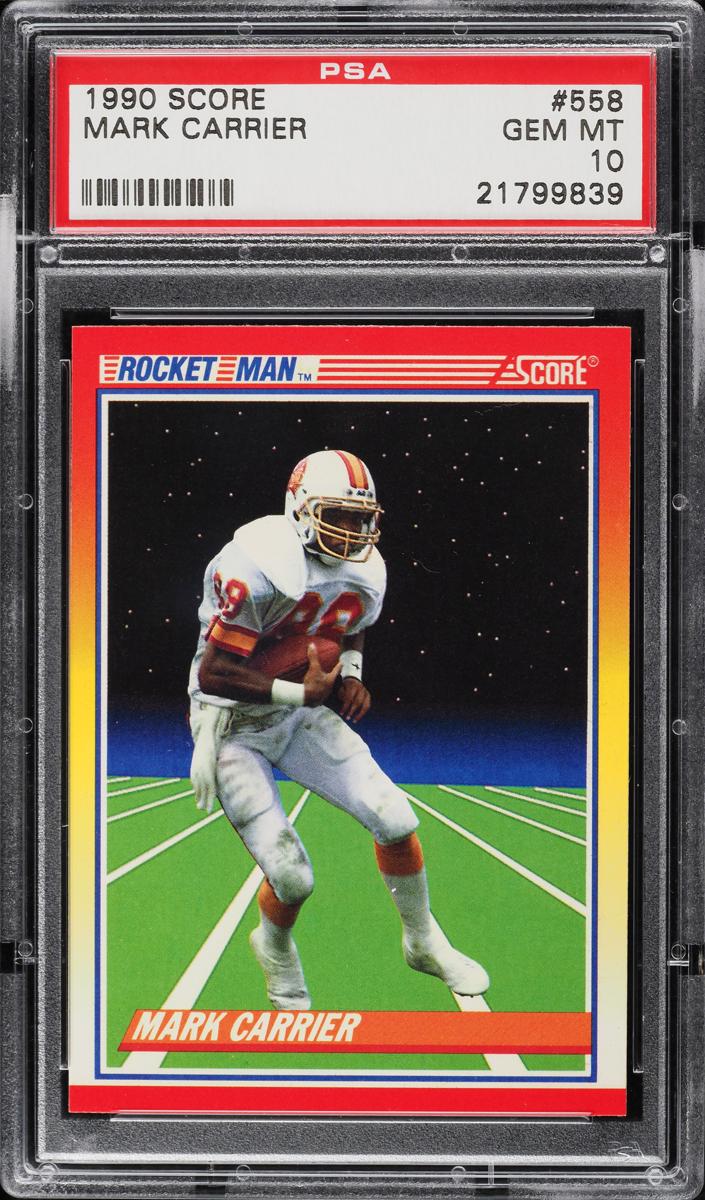 1990 Score Mark Carrier #558 card