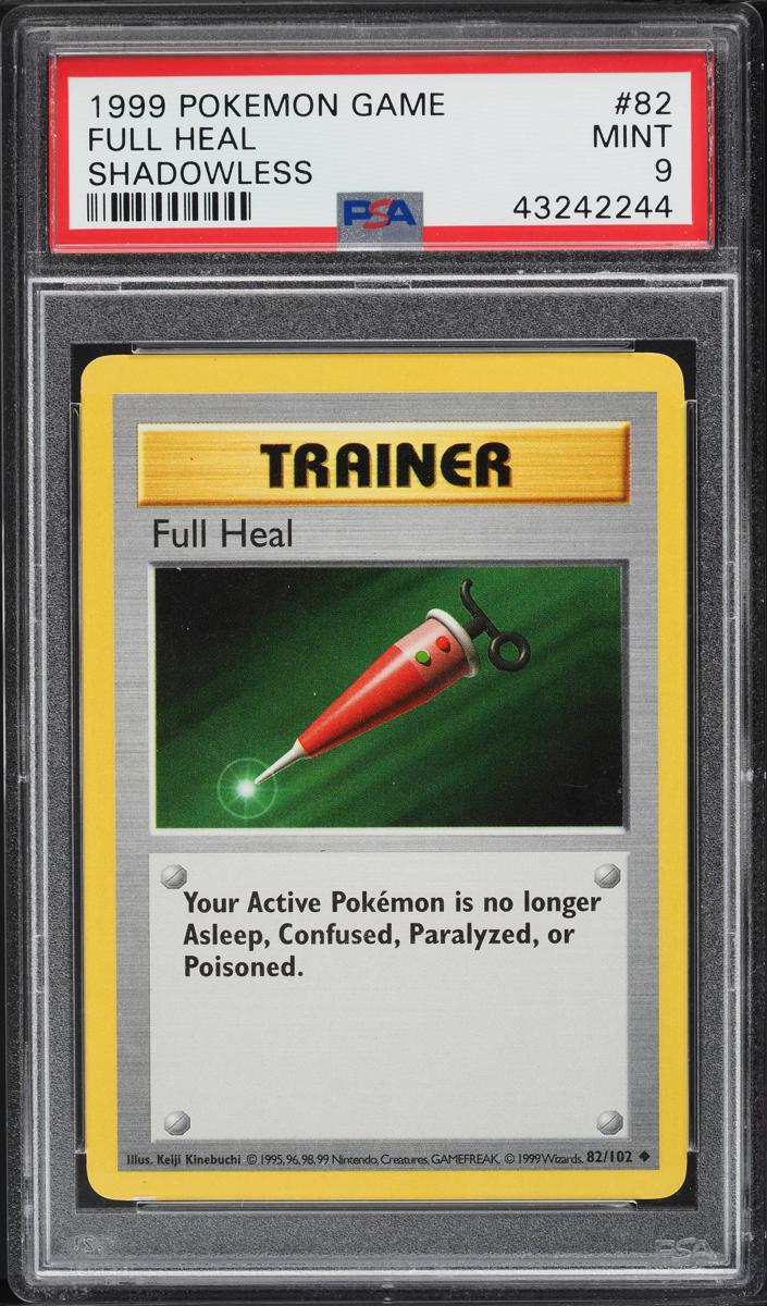 Full Heal 1999 Pokemon Base Set Shadowless
