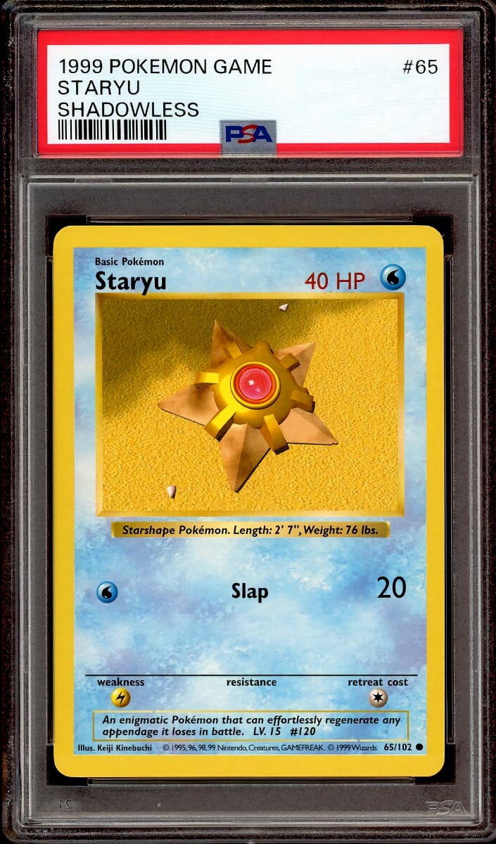 Staryu 1999 Pokemon Base Set Shadowless