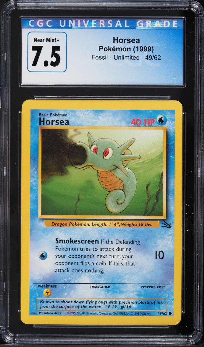 Horsea 1999 Pokemon Fossil
