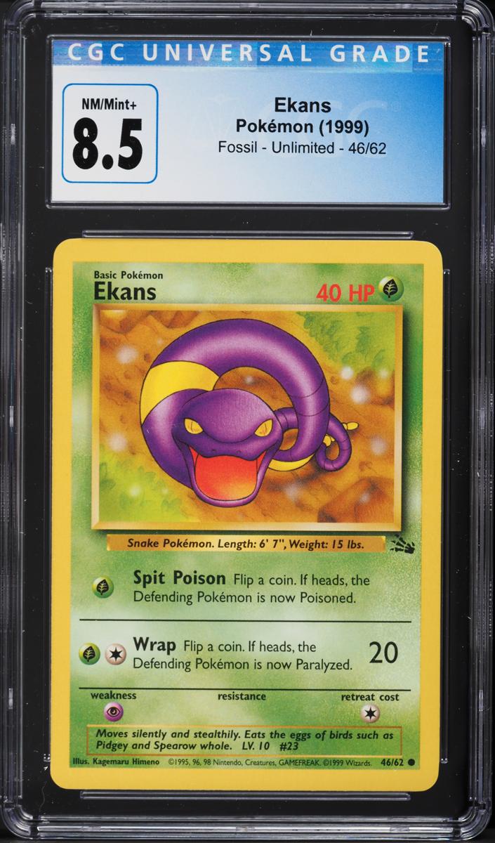 Ekans 1999 Pokemon Fossil