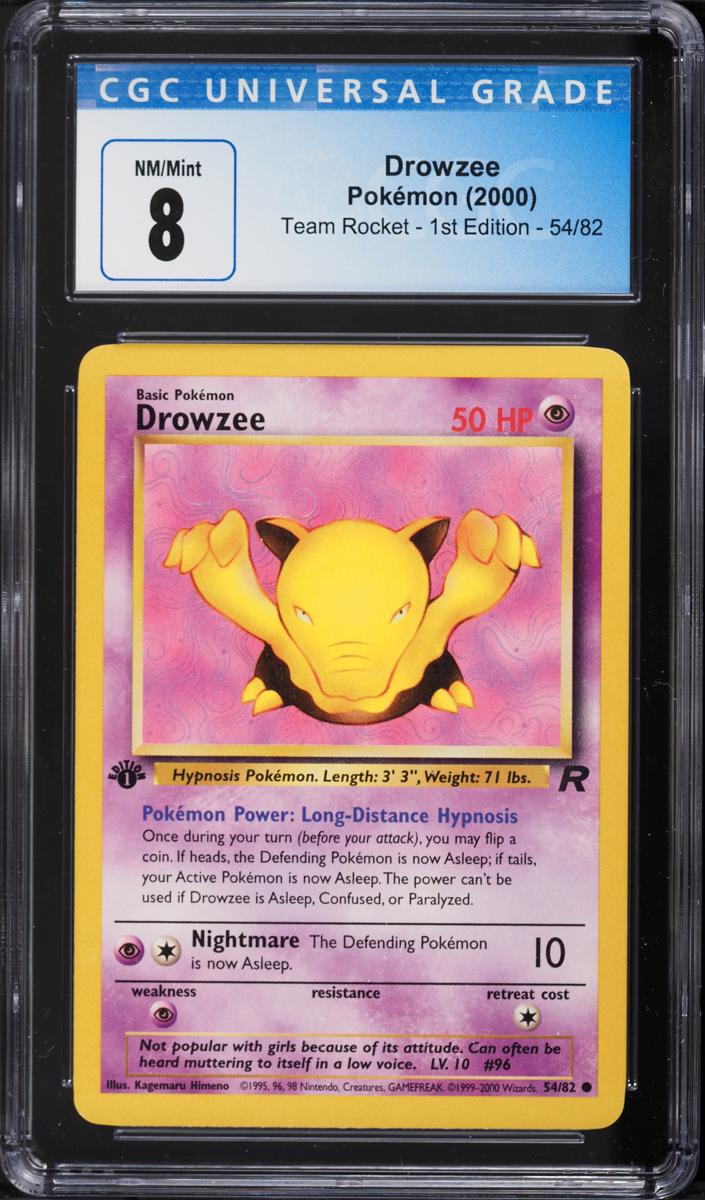 Drowzee 2000 Pokemon Team Rocket 1st Edition
