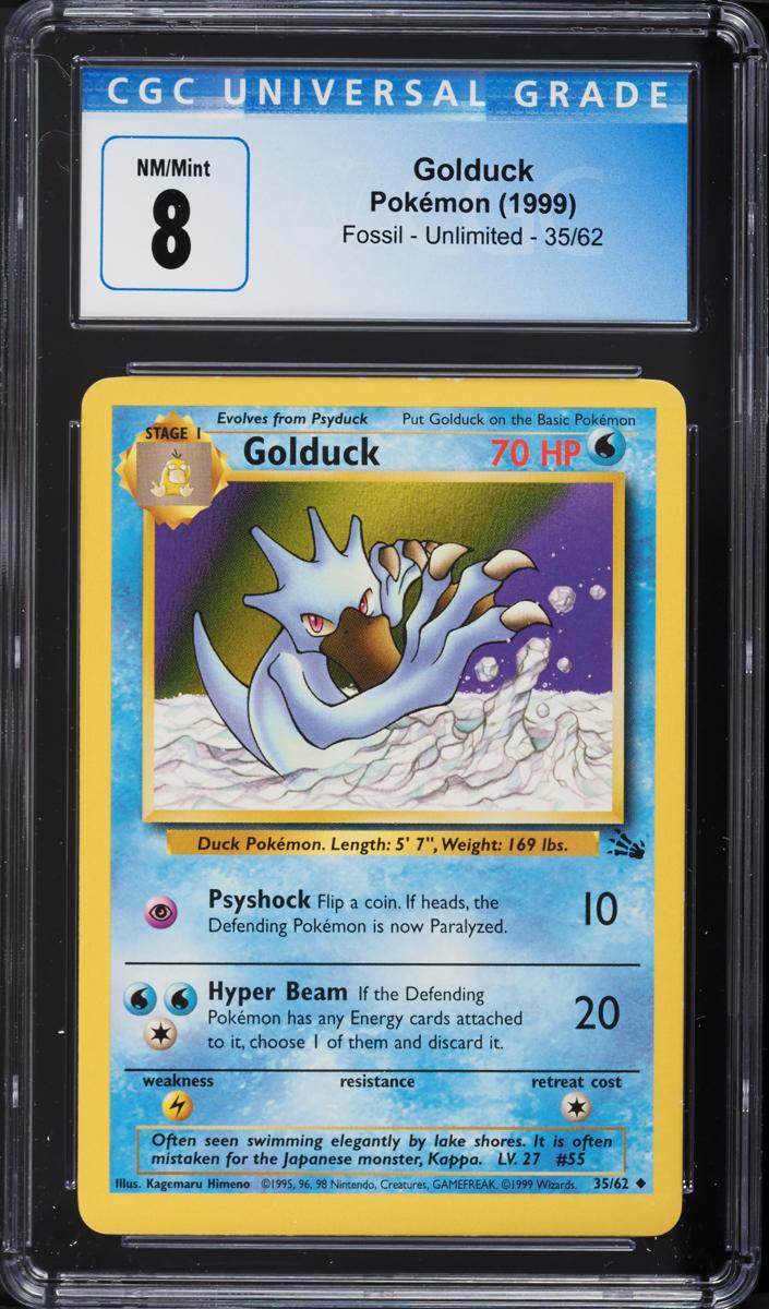 Golduck 1999 Pokemon Fossil