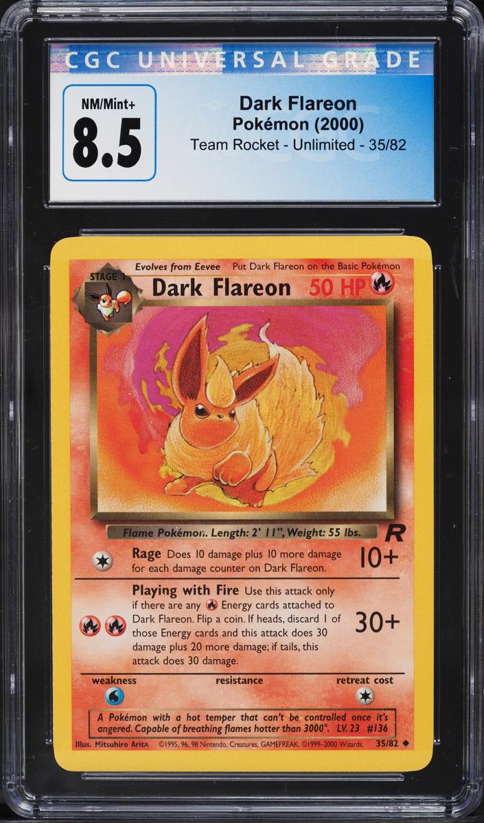 Dark Flareon 2000 Pokemon Team Rocket