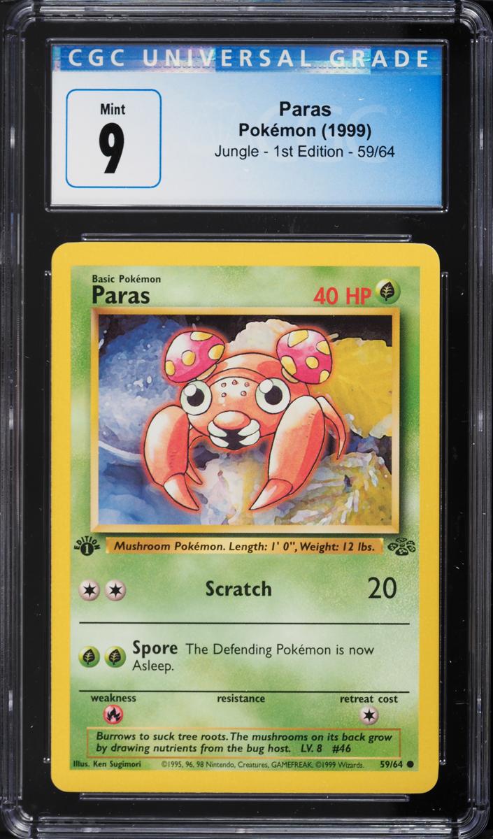 Paras 1999 Pokemon Jungle 1st Edition