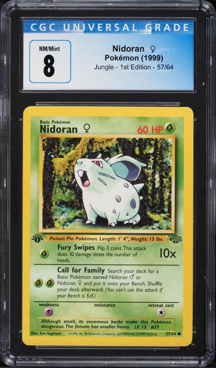 Nidoran 1999 Pokemon Jungle 1st Edition