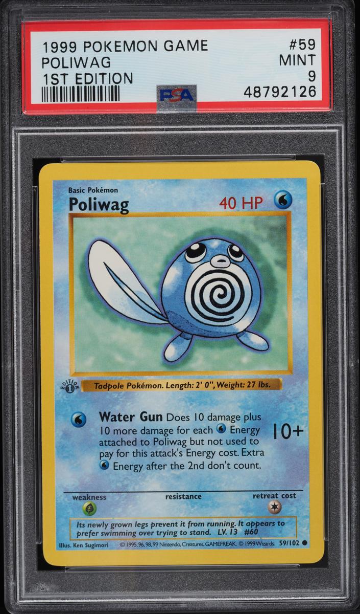 Poliwag 1999 Pokemon Base Set 1st Edition
