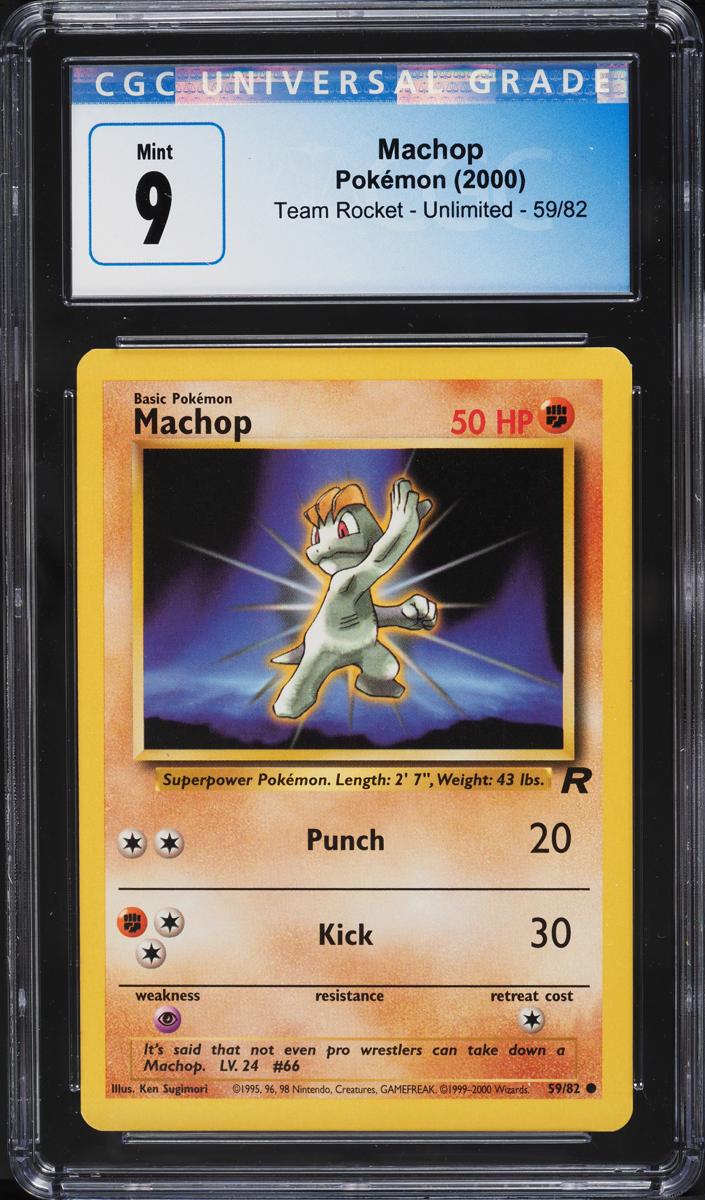 Machop 2000 Pokemon Team Rocket