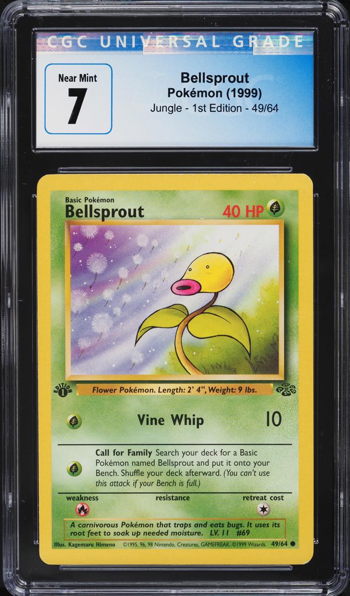 Bellsprout 1999 Pokemon Jungle 1st Edition