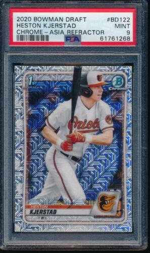 2020 Bowman Draft Chrome Baseball Asia Edition Mojo Heston Kjerstad #BD-122 PSA 8.5