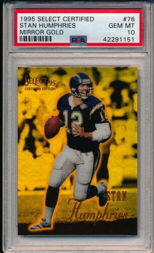 1995 Select Certified Stan Humphries #76 card