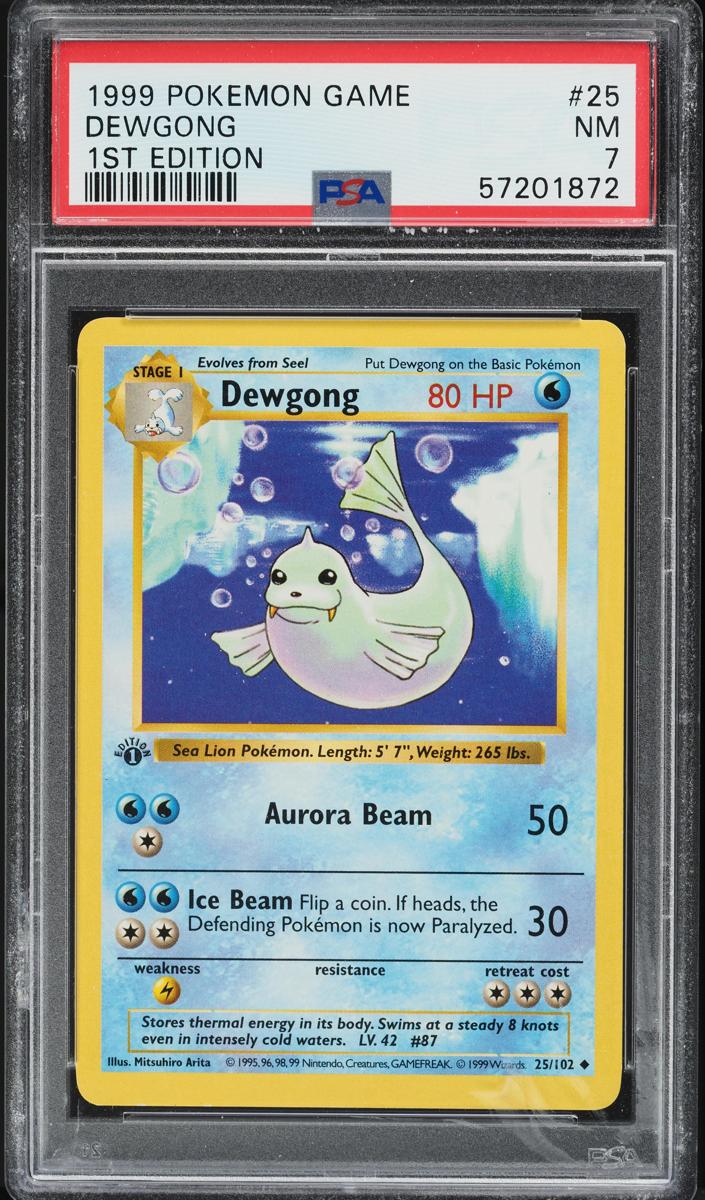 Dewgong 1999 Pokemon Base Set 1st Edition