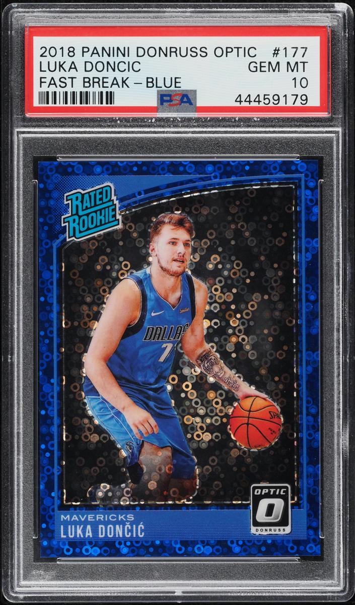 2018 Luka Doncic [Fast Break Blue] #177