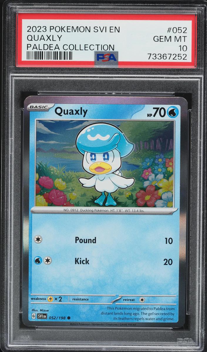 Quaxly 2023 Pokemon Scarlet & Violet