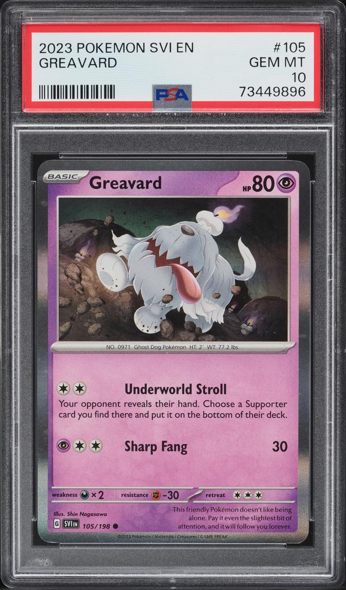 Greavard 2023 Pokemon Scarlet & Violet