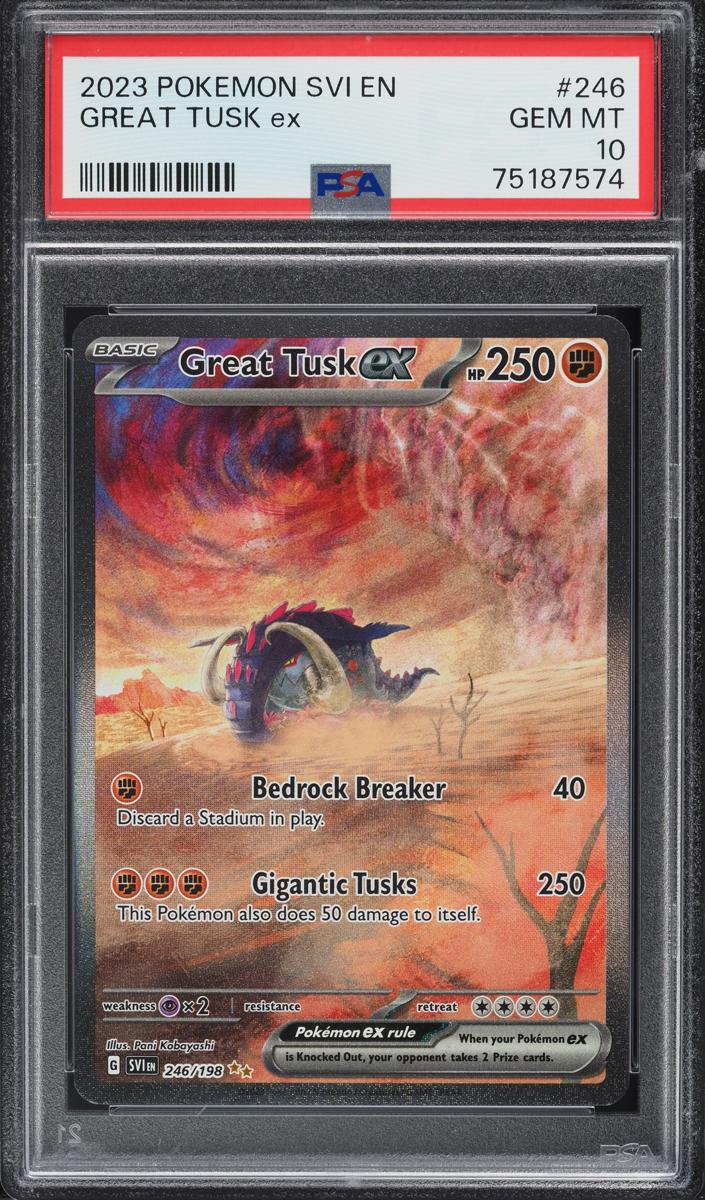 Great Tusk EX 2023 Pokemon Scarlet & Violet