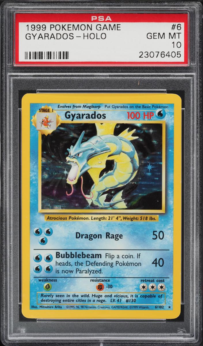 Gyarados Holo 1999 Pokemon Base Set