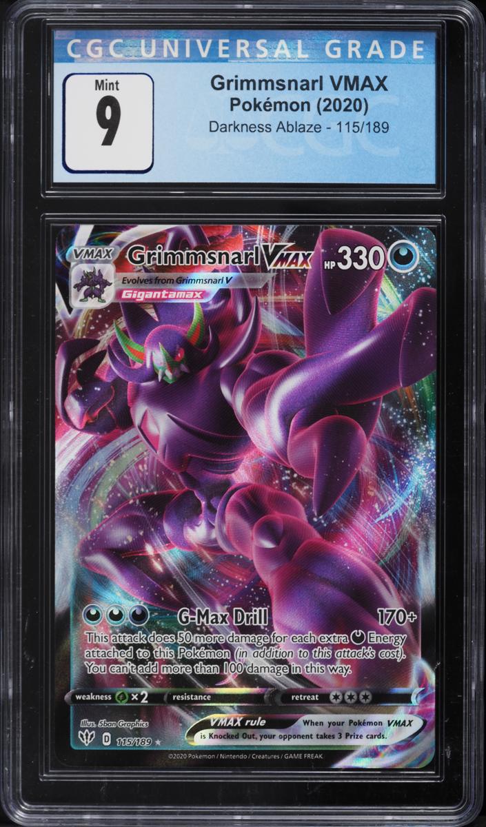 Grimmsnarl Vmax 2020 Pokemon Sword & Shield Darkness Ablaze