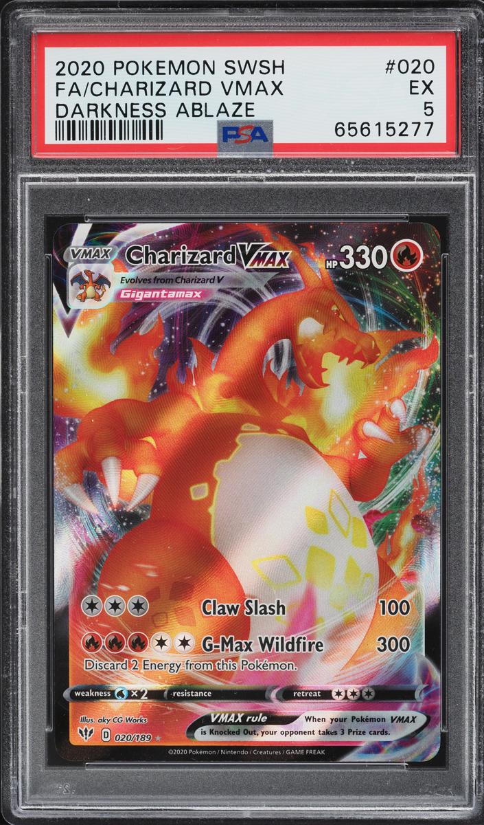 Charizard Vmax 2020 Pokemon Sword & Shield Darkness Ablaze