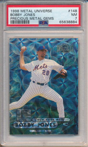 1998 Metal Universe Baseball Precious Metal Gems Bobby Jones #148