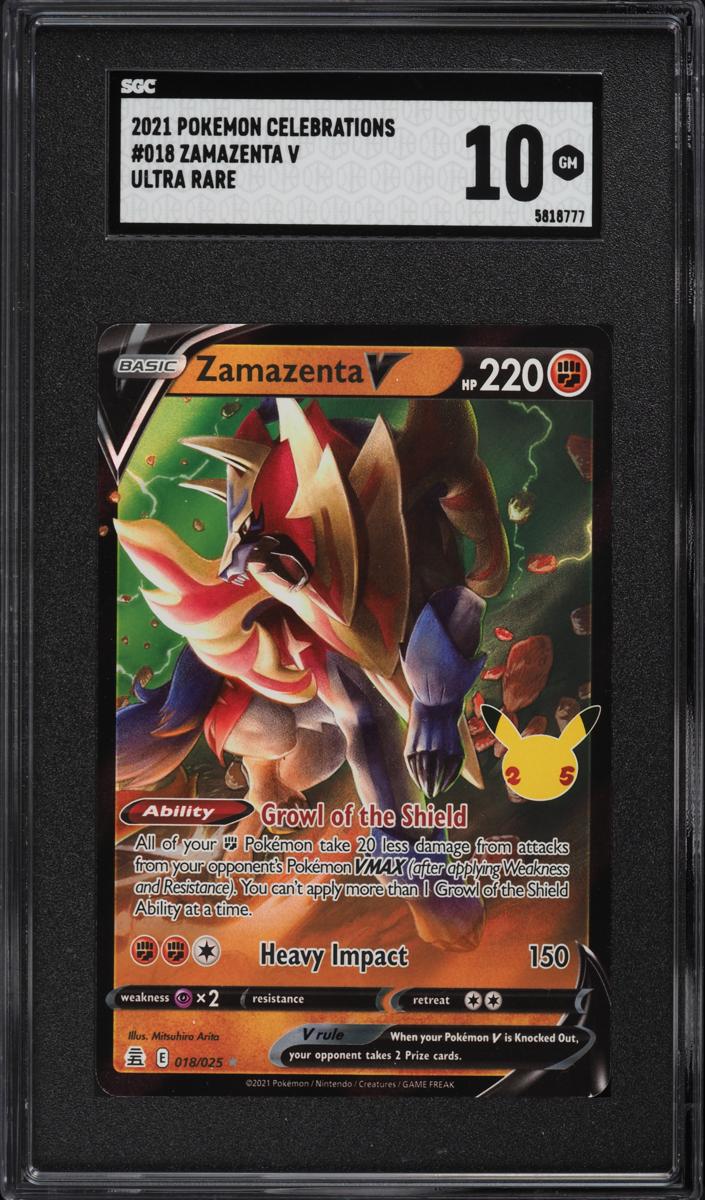 Zamazenta V Holo 2021 Pokemon Celebrations