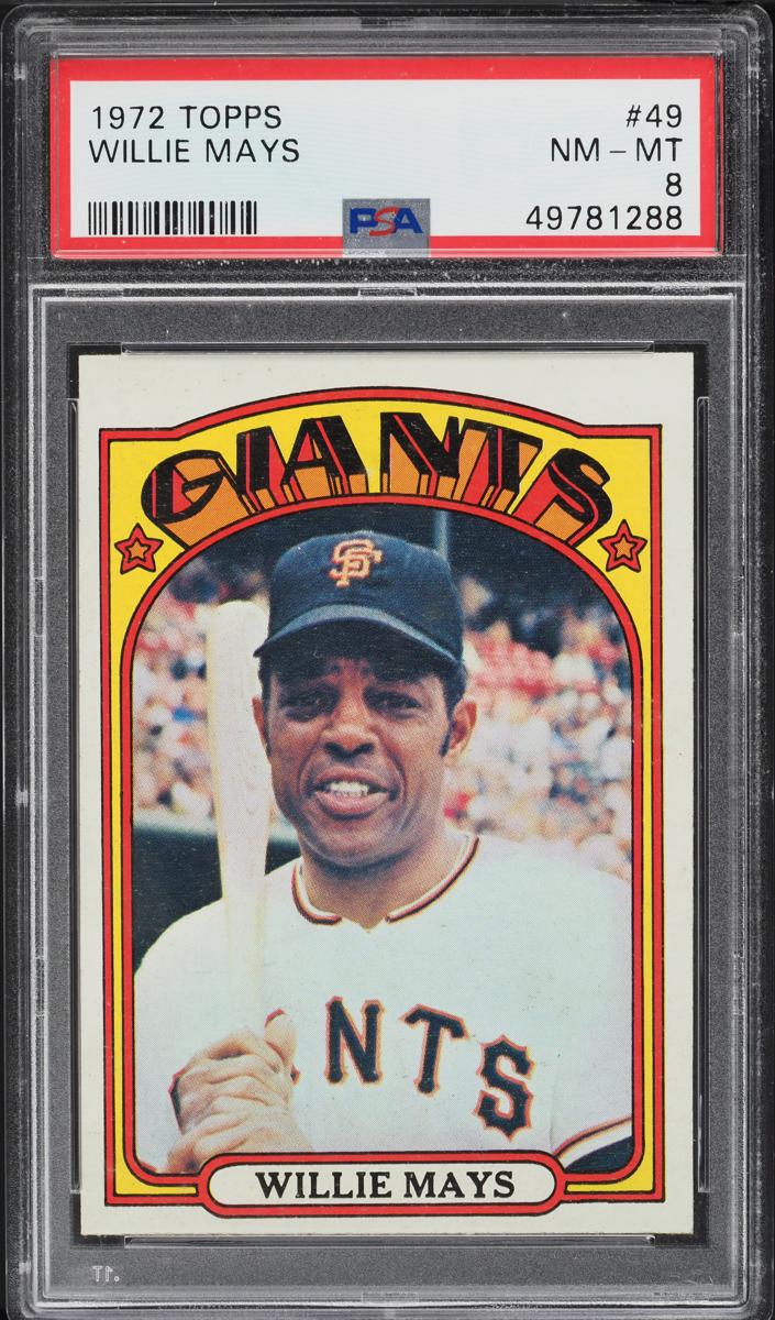 1972 Willie Mays Topps Baseball #49