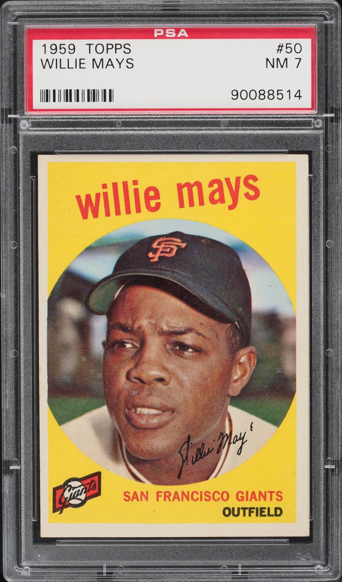 1959 Willie Mays Topps Baseball #50