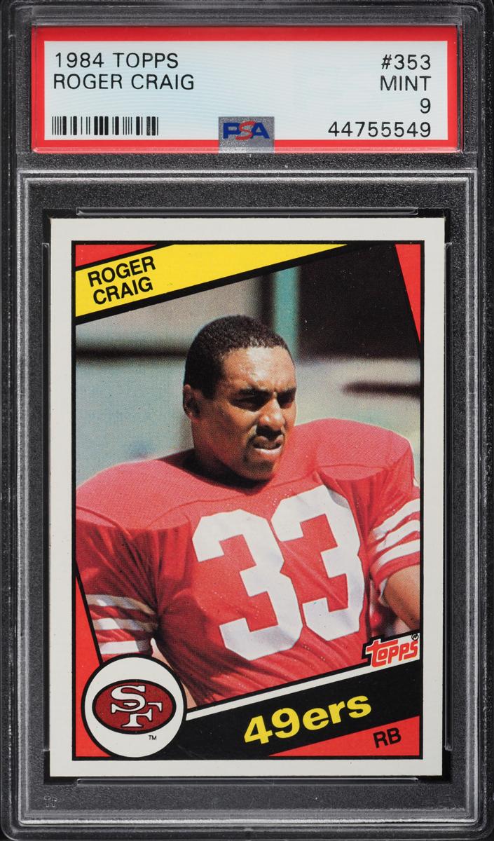 Roger Craig 1984 Topps Football