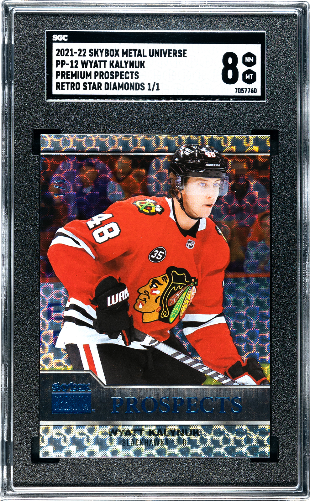 2021 Skybox Metal Universe Wyatt Kalynuk #PP-12 card