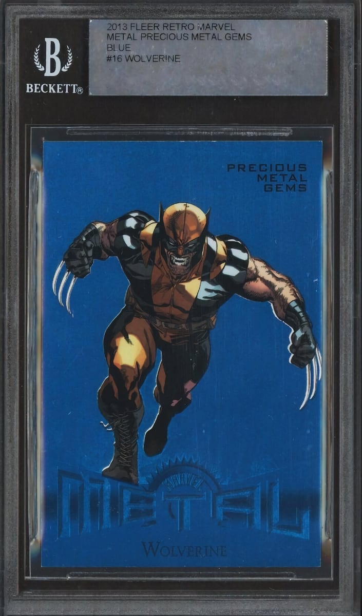 2013 Fleer Retro Marvel Wolverine [Blue] #16 card