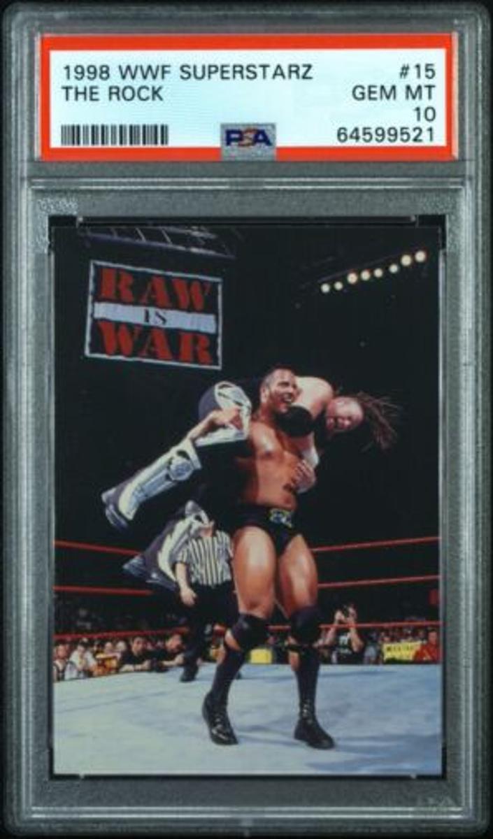 Dwayne Johnson - 1998 Comic Images WWF Superstarz Wrestling