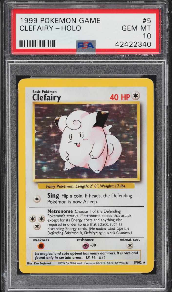 Clefairy Holo 1999 Pokemon Base Set